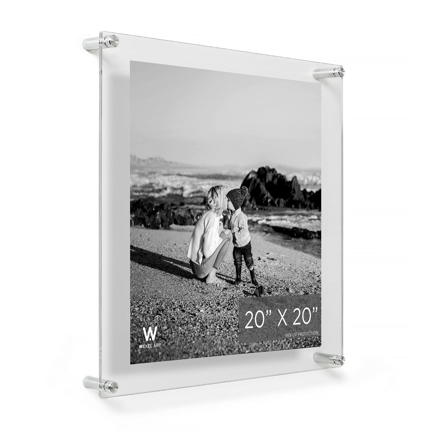 Modern UV-Grade Acrylic Floating Wall Frame