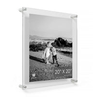 Modern UV-Grade Acrylic Floating Wall Frame