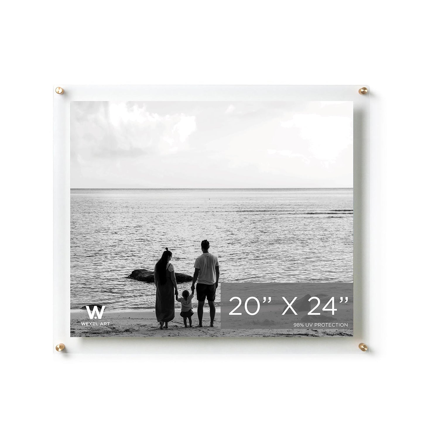 Modern UV-Grade Acrylic Floating Wall Frame