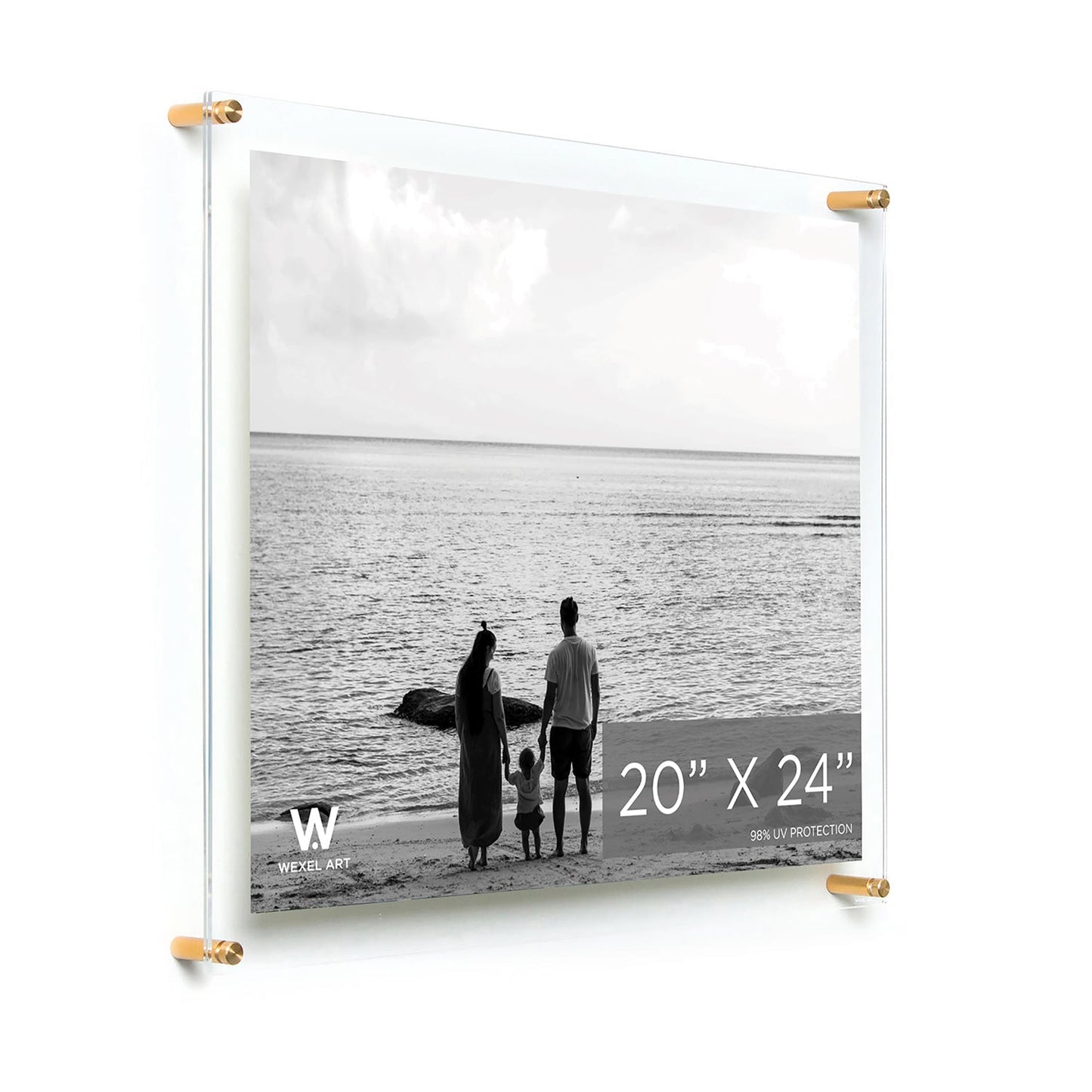 Modern UV-Grade Acrylic Floating Wall Frame