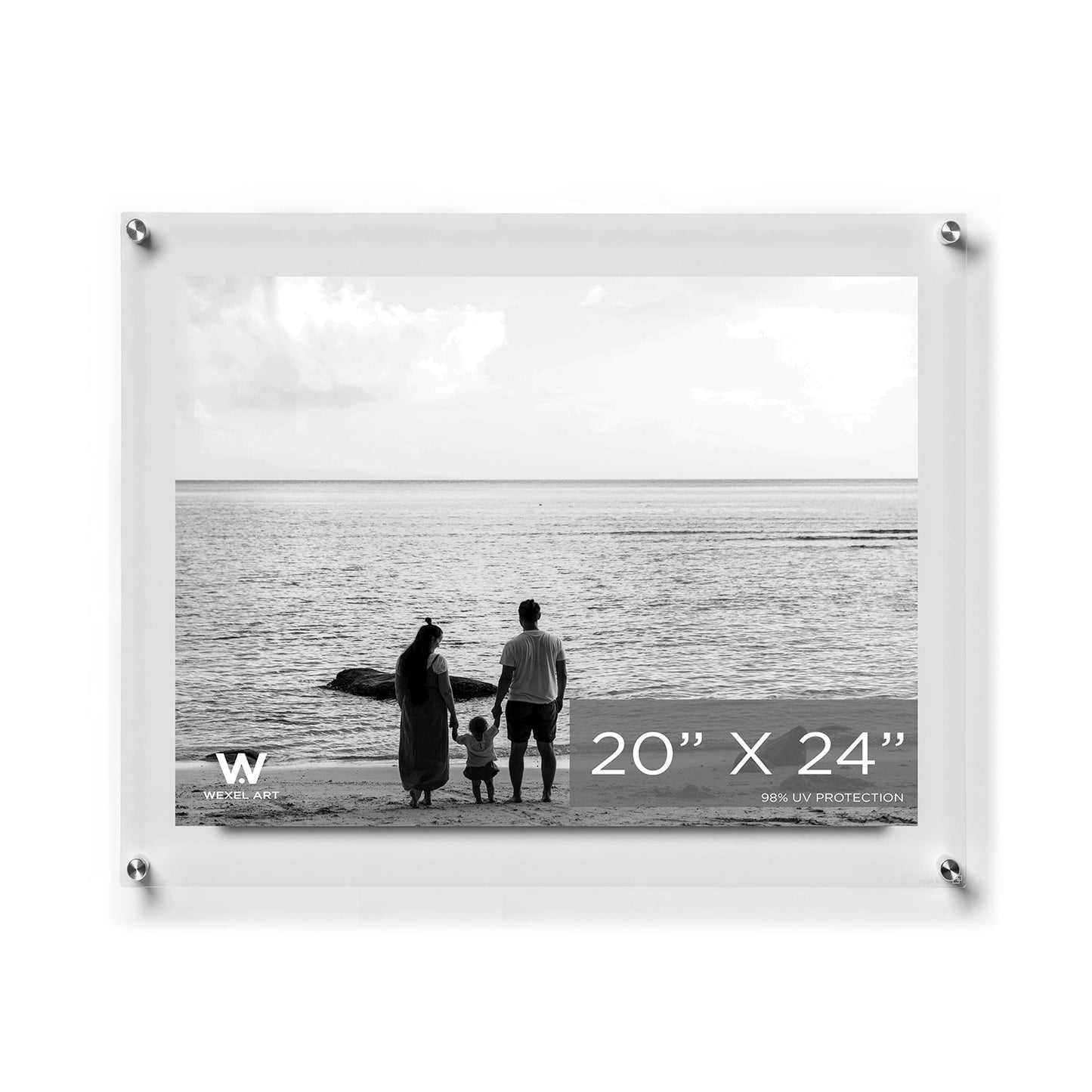 Modern UV-Grade Acrylic Floating Wall Frame