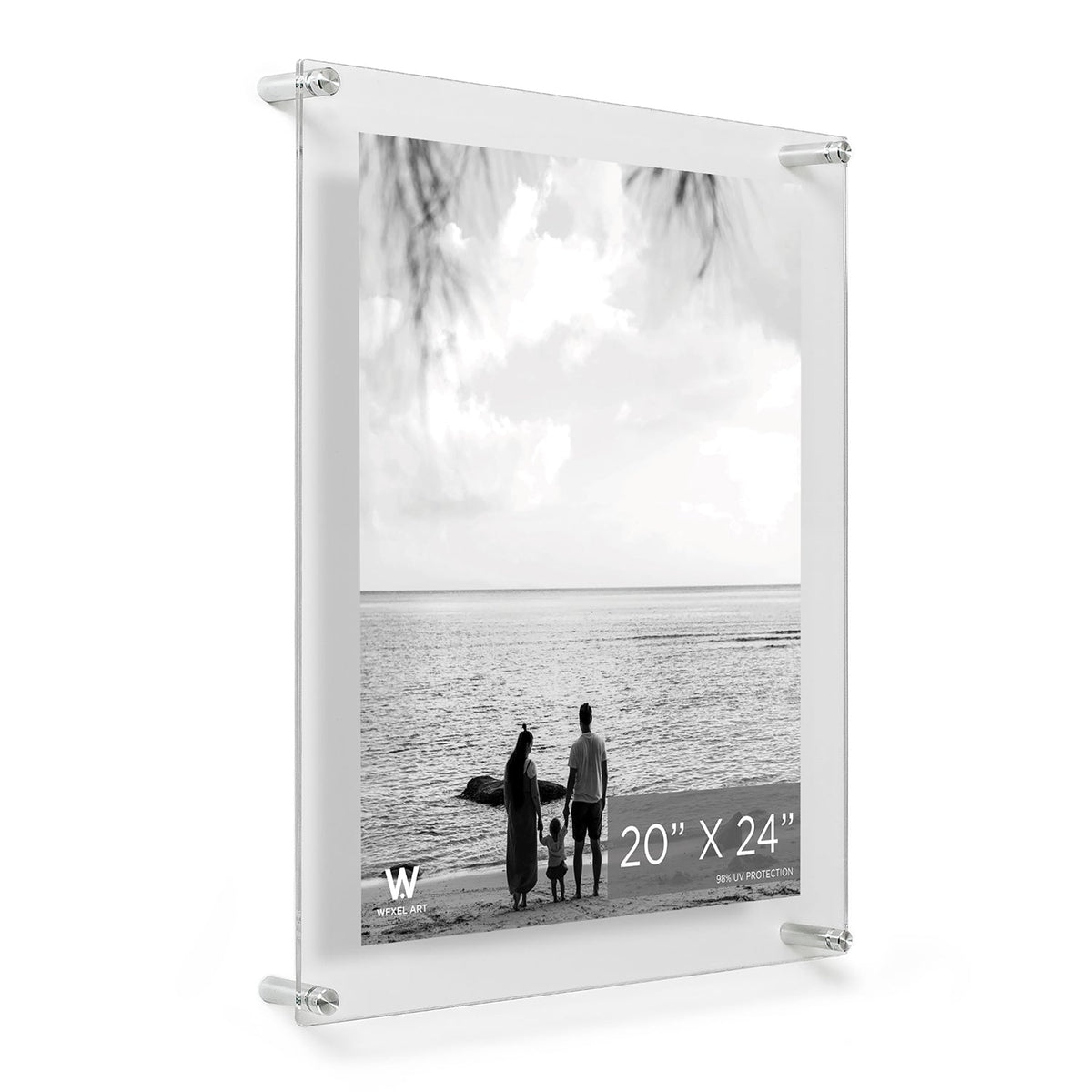 Modern UV-Grade Acrylic Floating Wall Frame