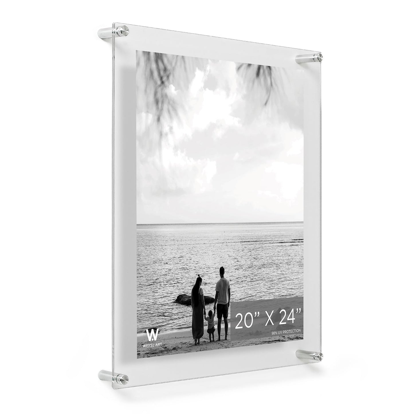 Modern UV-Grade Acrylic Floating Wall Frame