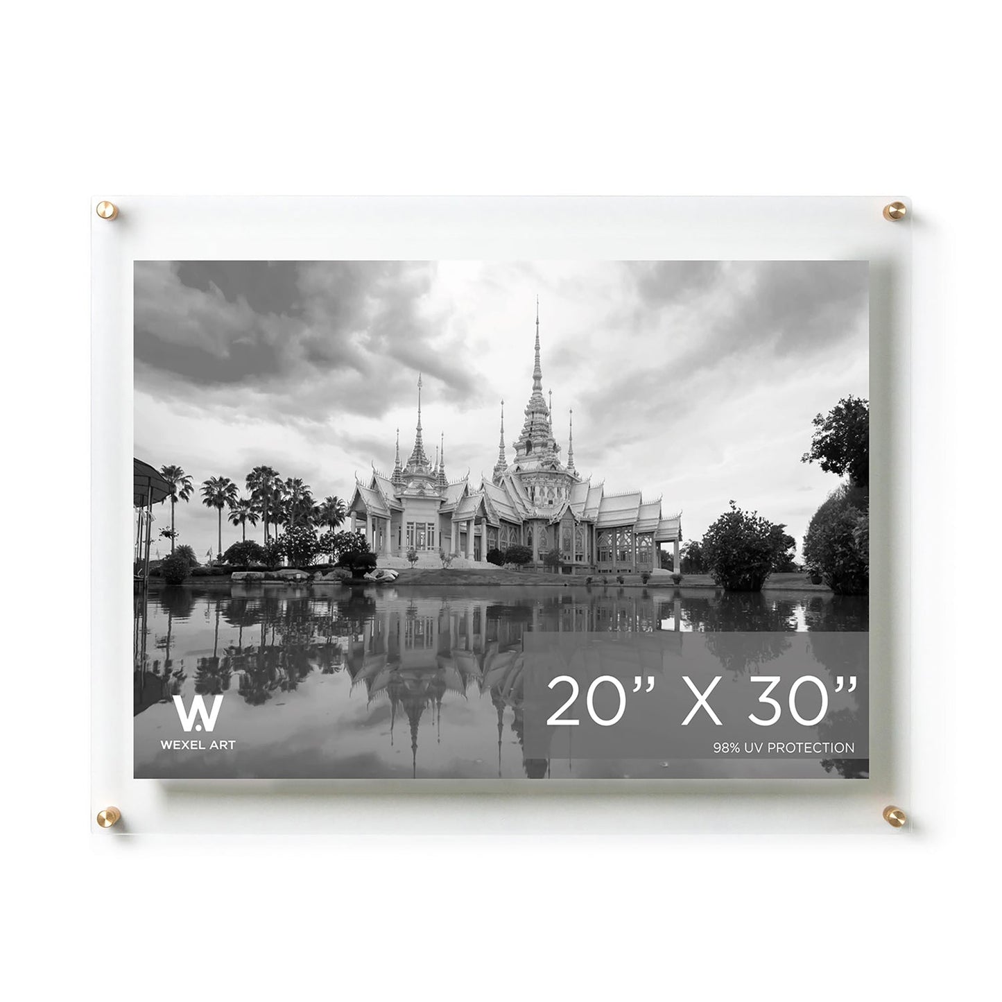 Modern UV-Grade Acrylic Floating Wall Frame