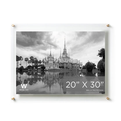 Modern UV-Grade Acrylic Floating Wall Frame