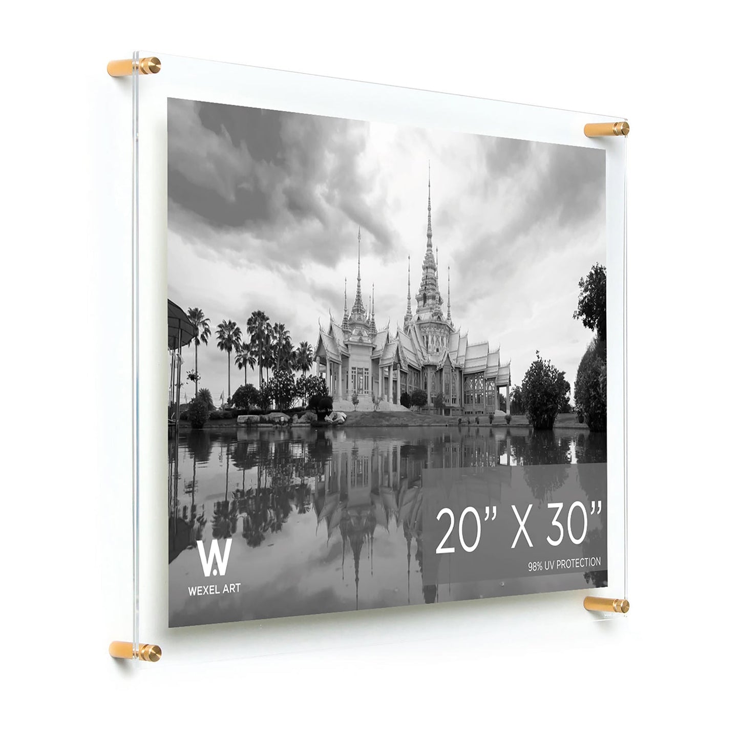 Modern UV-Grade Acrylic Floating Wall Frame