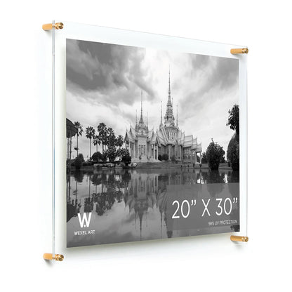 Modern UV-Grade Acrylic Floating Wall Frame