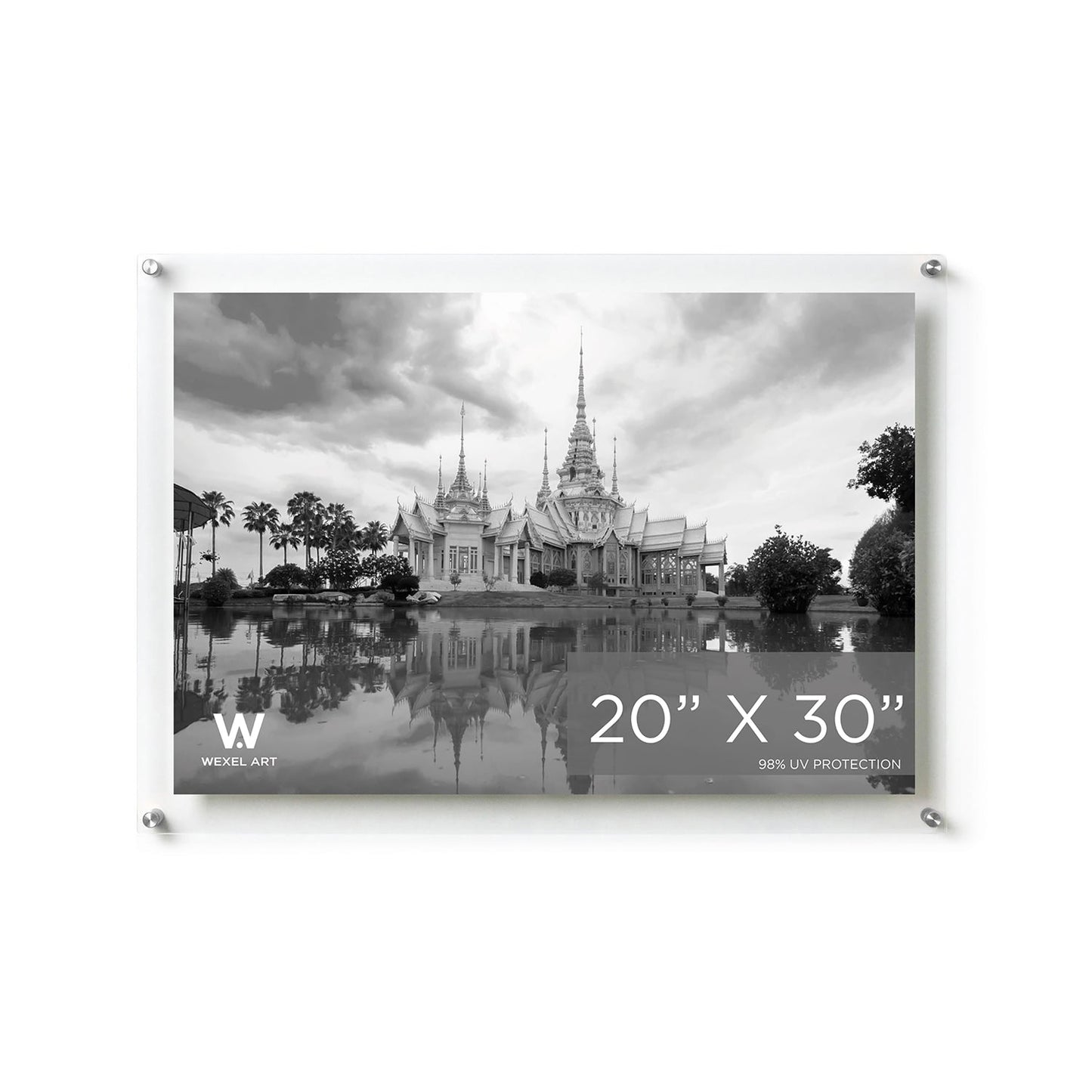 Modern UV-Grade Acrylic Floating Wall Frame