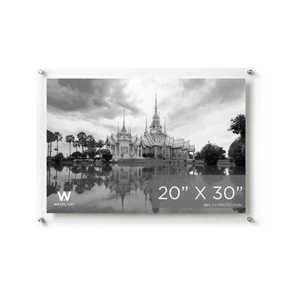 Modern UV-Grade Acrylic Floating Wall Frame