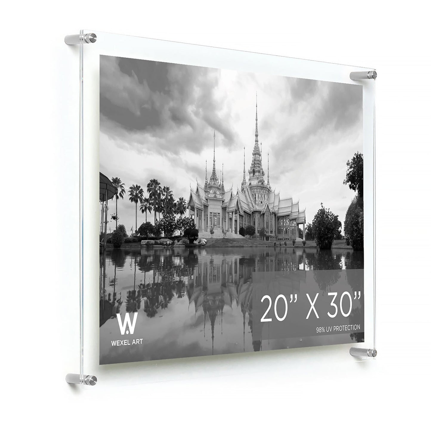Modern UV-Grade Acrylic Floating Wall Frame