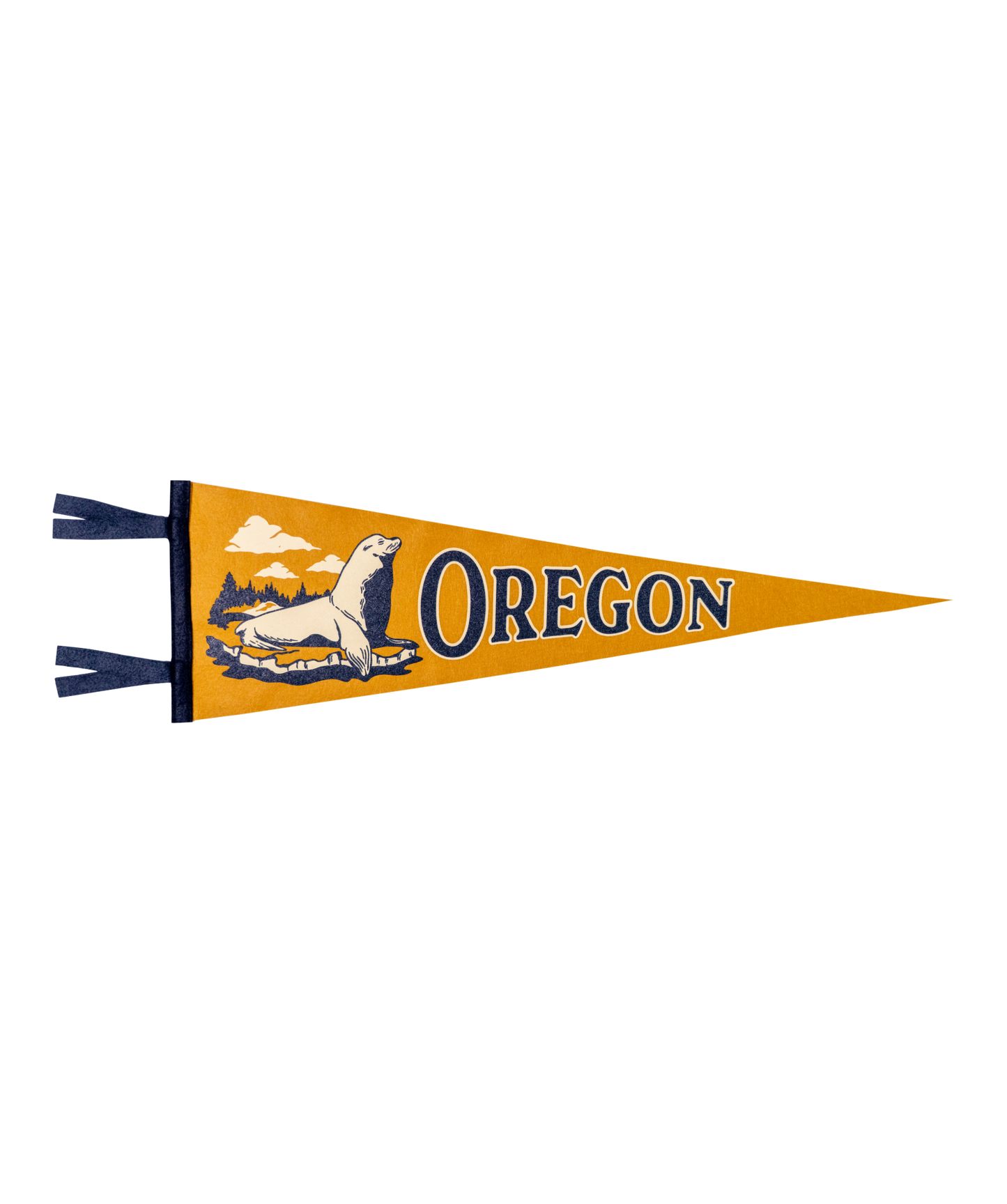 Oregon State Retro Wool Pennant