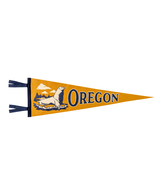Oregon State Retro Wool Pennant