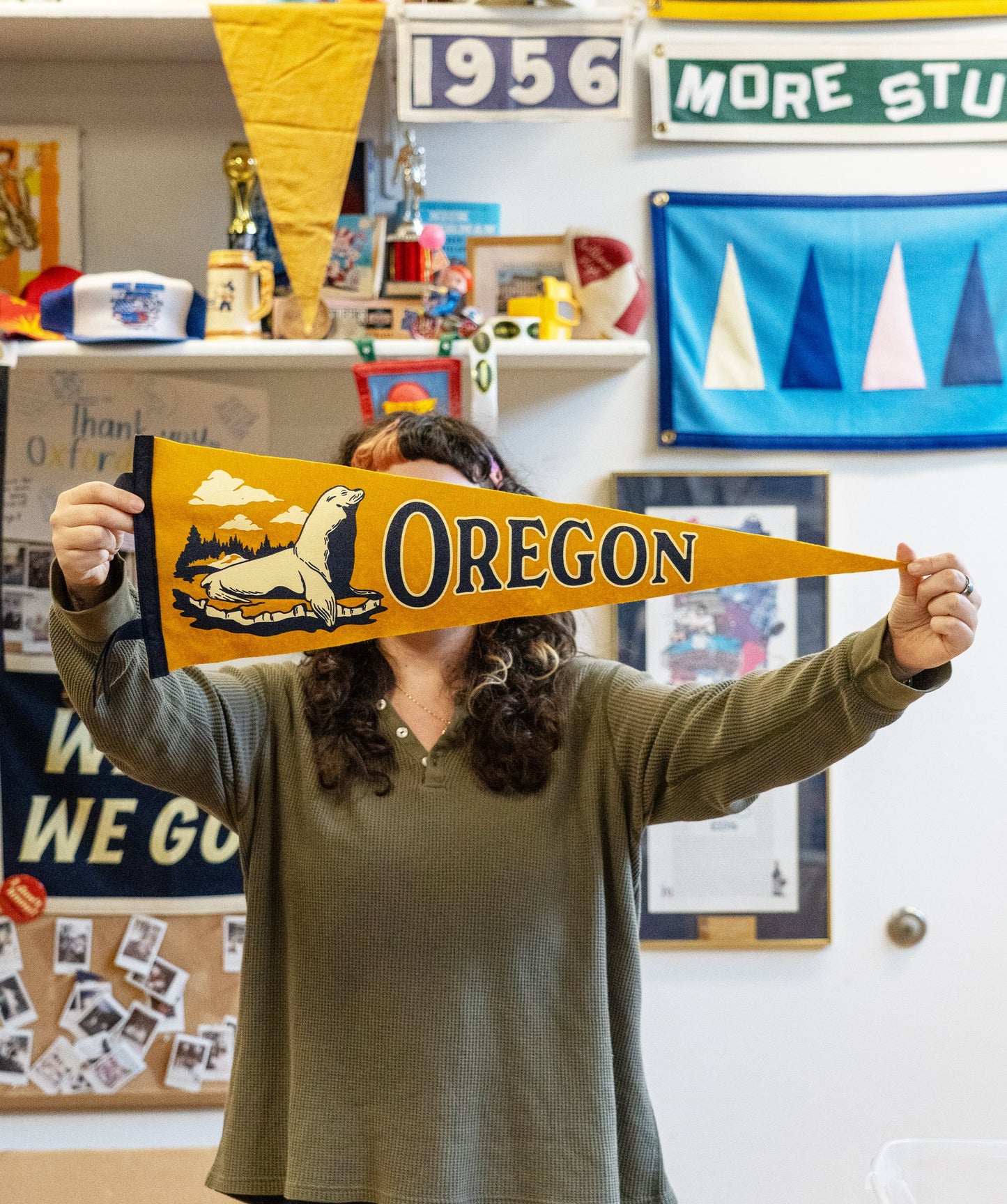 Oregon State Retro Wool Pennant