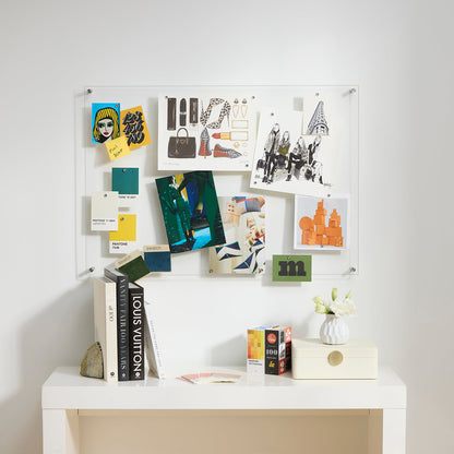Acrylic Memo Board + Magnet Wall Frame