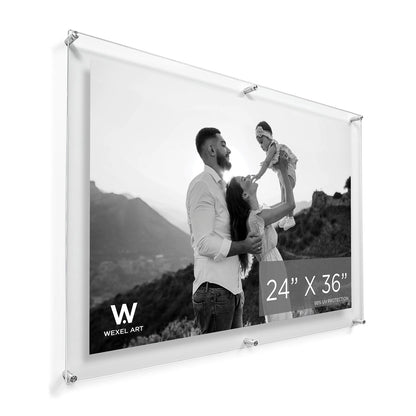Modern UV-Grade Acrylic Floating Wall Frame