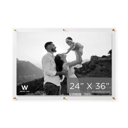 Modern UV-Grade Acrylic Floating Wall Frame