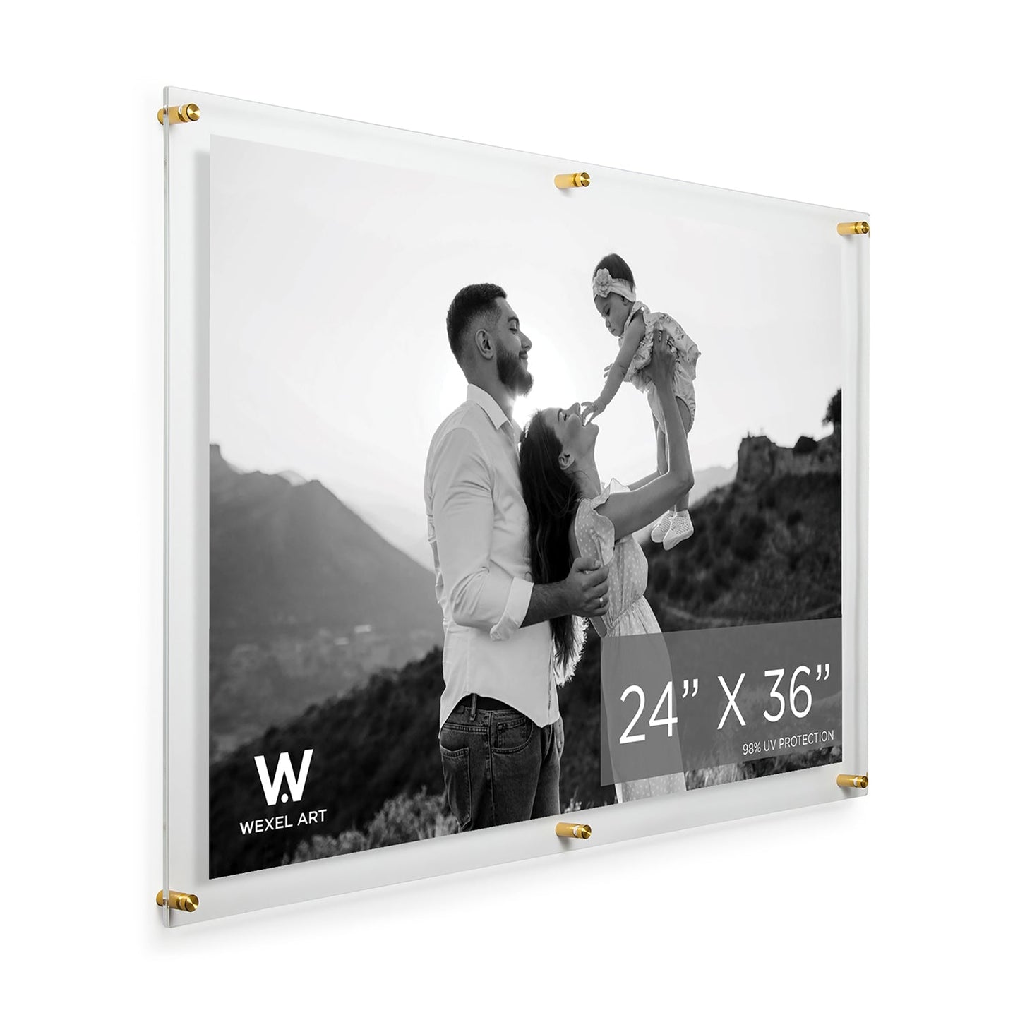 Modern UV-Grade Acrylic Floating Wall Frame