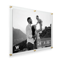 Modern UV-Grade Acrylic Floating Wall Frame