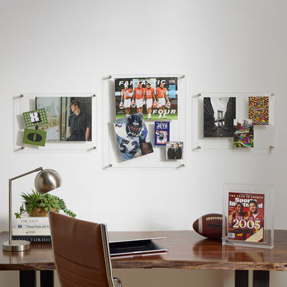 Acrylic Memo Board + Magnet Wall Frame
