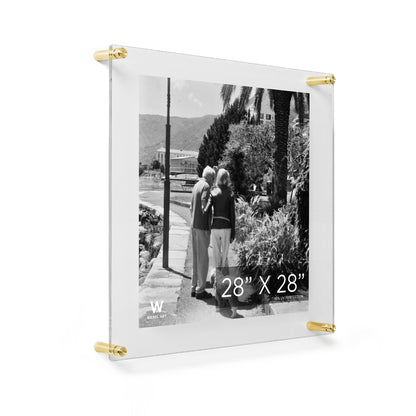 Modern UV-Grade Acrylic Floating Wall Frame