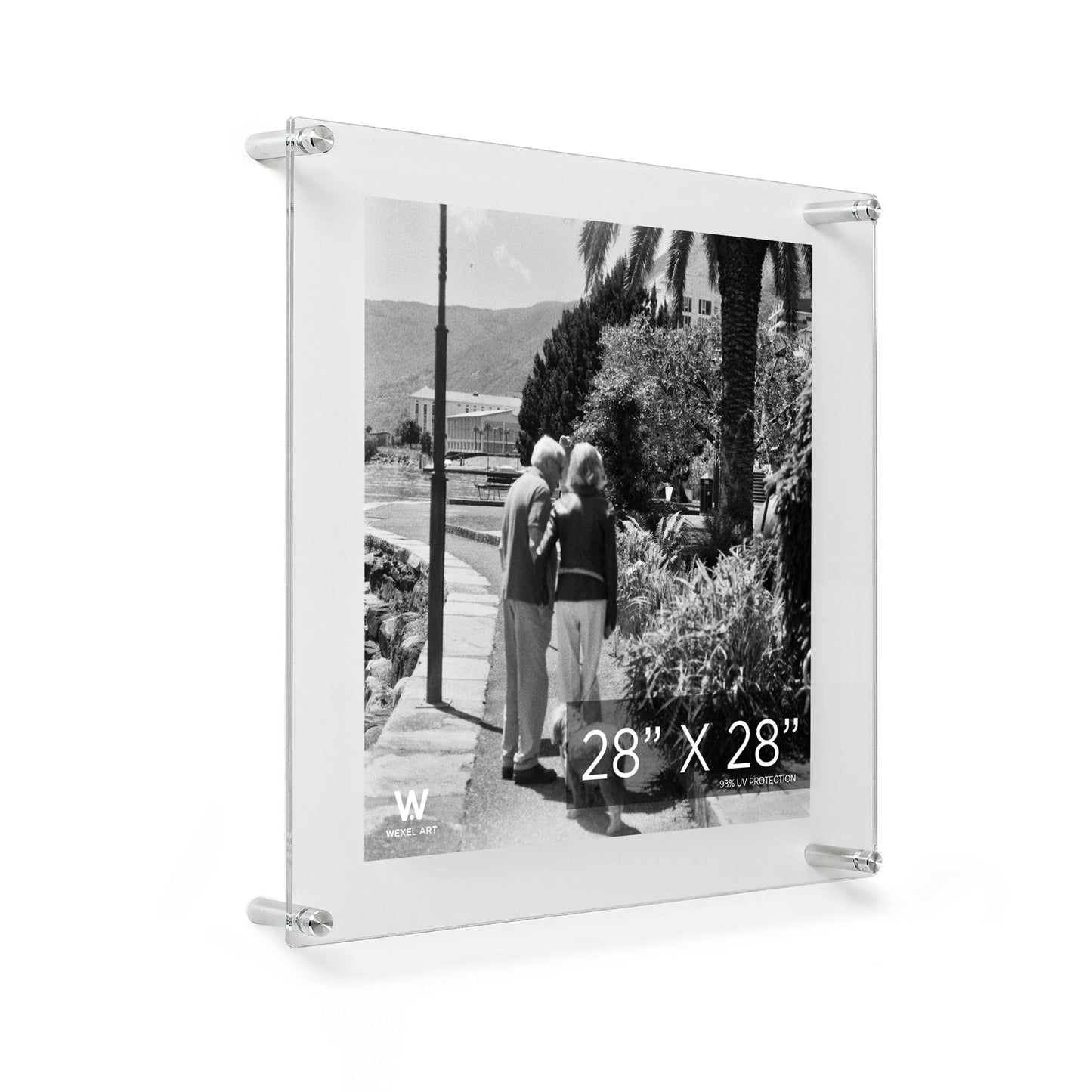 Modern UV-Grade Acrylic Floating Wall Frame