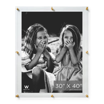 Modern UV-Grade Acrylic Floating Wall Frame