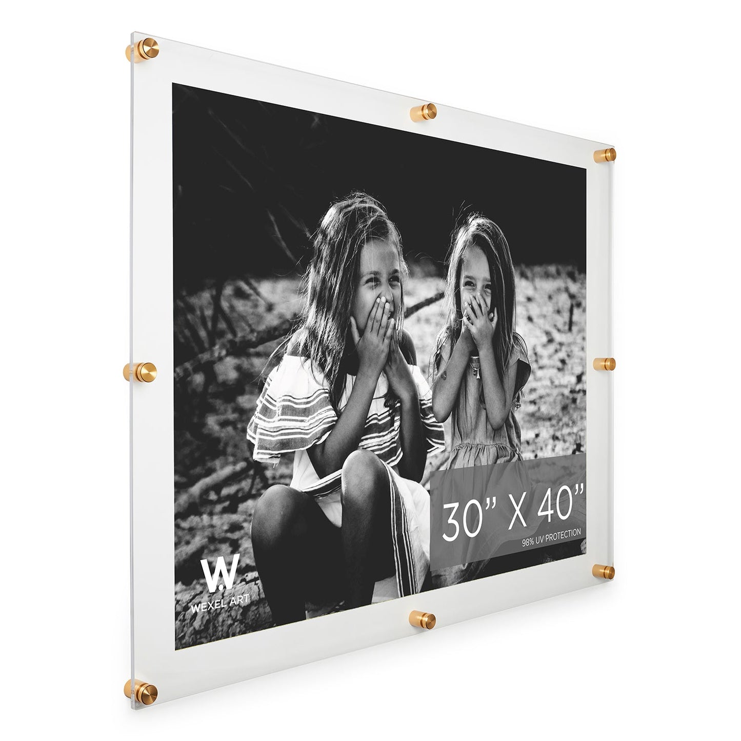 Modern UV-Grade Acrylic Floating Wall Frame
