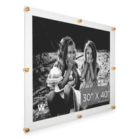 Modern UV-Grade Acrylic Floating Wall Frame
