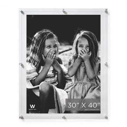 Modern UV-Grade Acrylic Floating Wall Frame