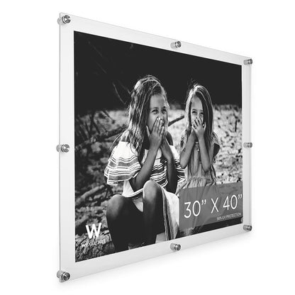 Modern UV-Grade Acrylic Floating Wall Frame