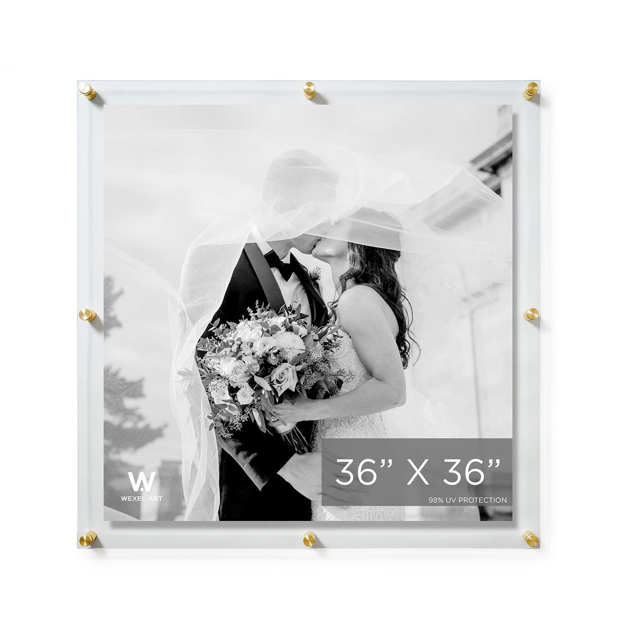 Modern UV-Grade Acrylic Floating Wall Frame