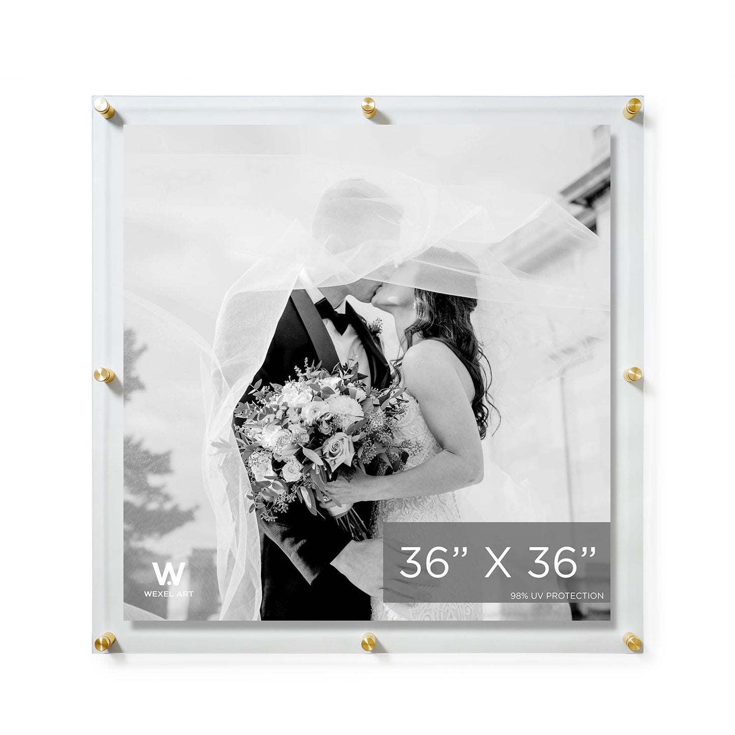 Modern UV-Grade Acrylic Floating Wall Frame
