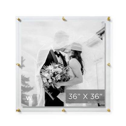 Modern UV-Grade Acrylic Floating Wall Frame