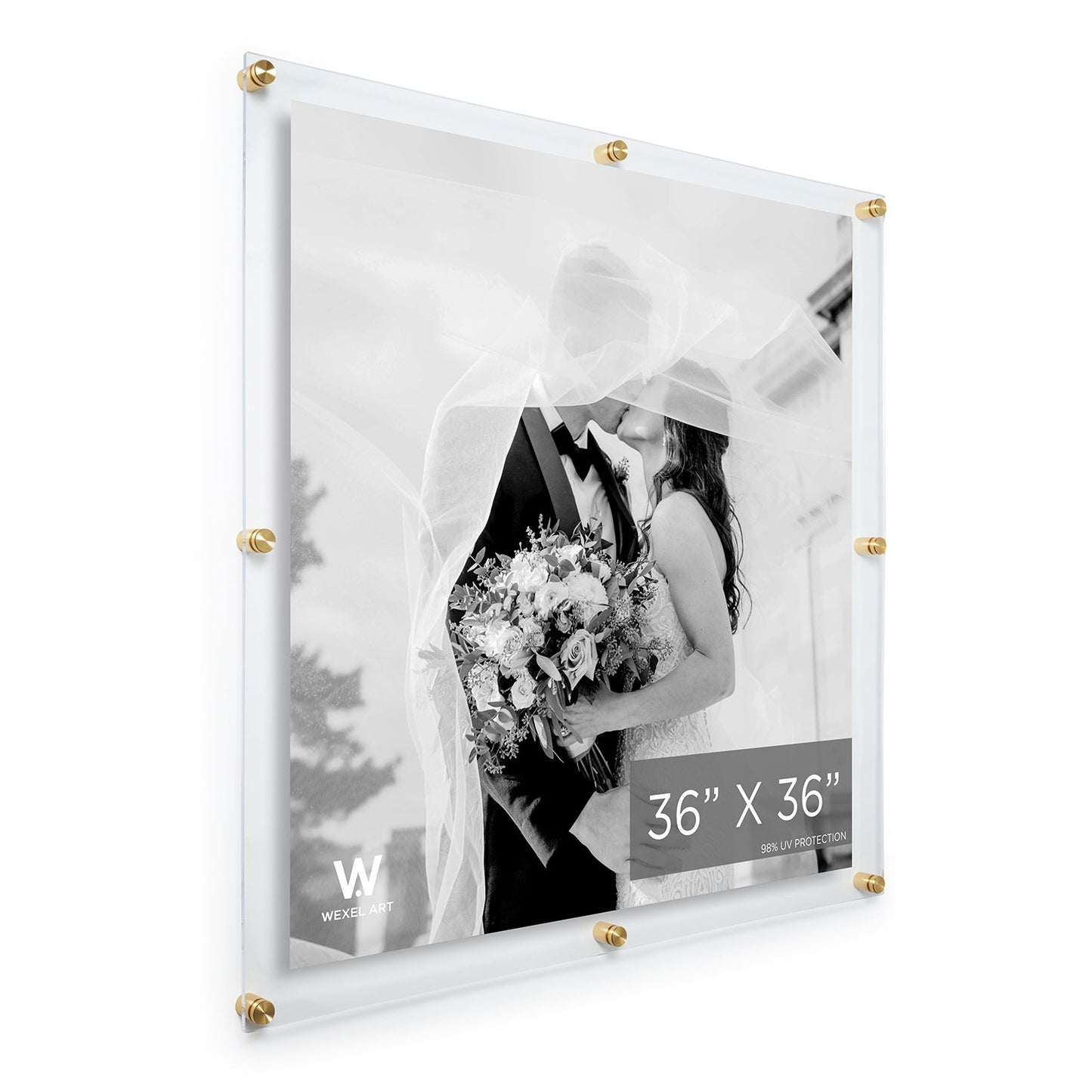 Modern UV-Grade Acrylic Floating Wall Frame