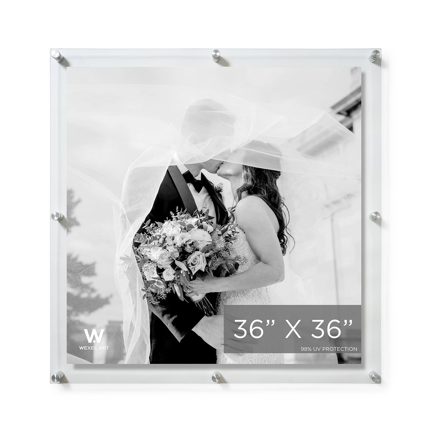 Modern UV-Grade Acrylic Floating Wall Frame