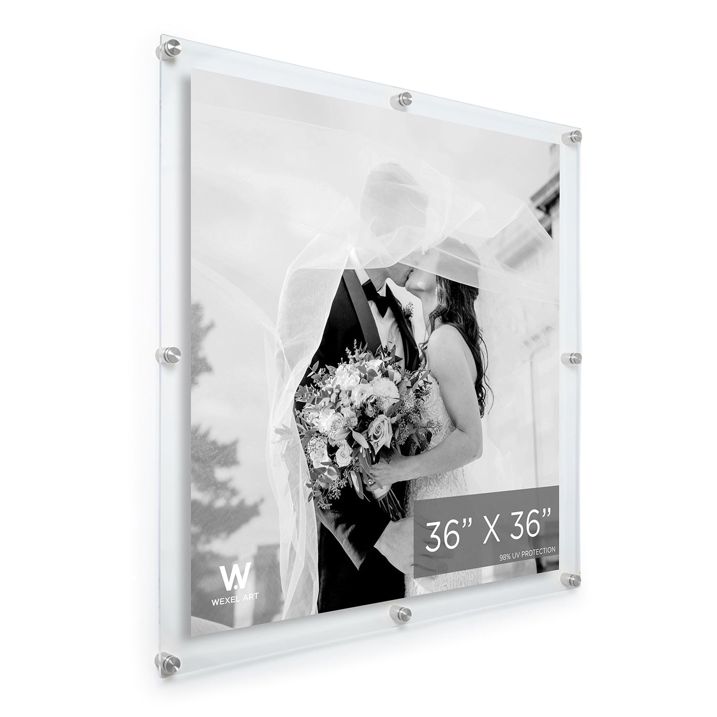 Modern UV-Grade Acrylic Floating Wall Frame