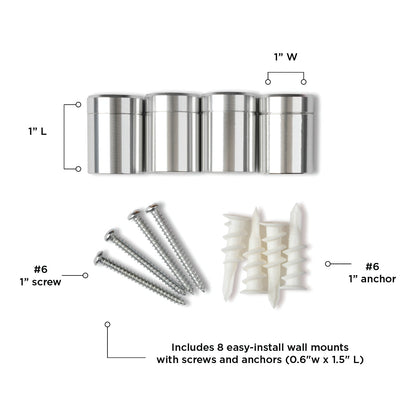 Modern UV-Grade Acrylic Floating Wall Frame