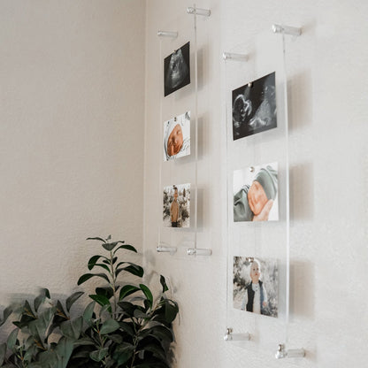 Acrylic Memo Board + Magnet Wall Frame