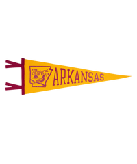 Arkansas State Retro Wool Pennant