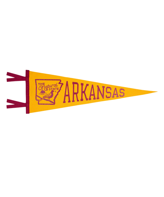 Arkansas State Retro Wool Pennant