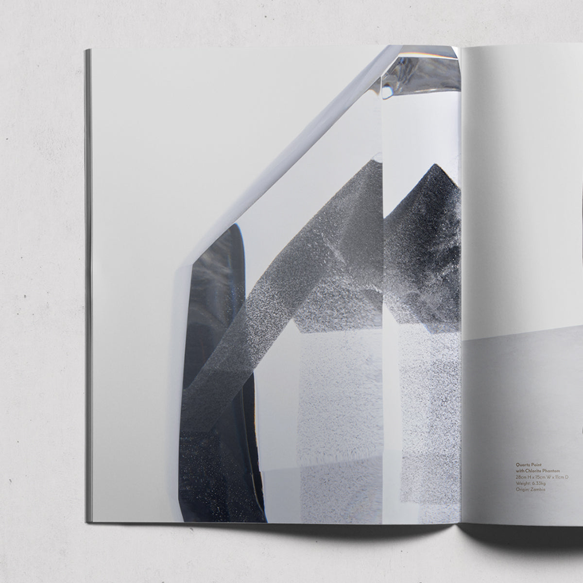 Quartz Point detail page view-Arquivistas book by Tatiana Dorow, Dorow Collection. Published by Art & Anthropology Press. 