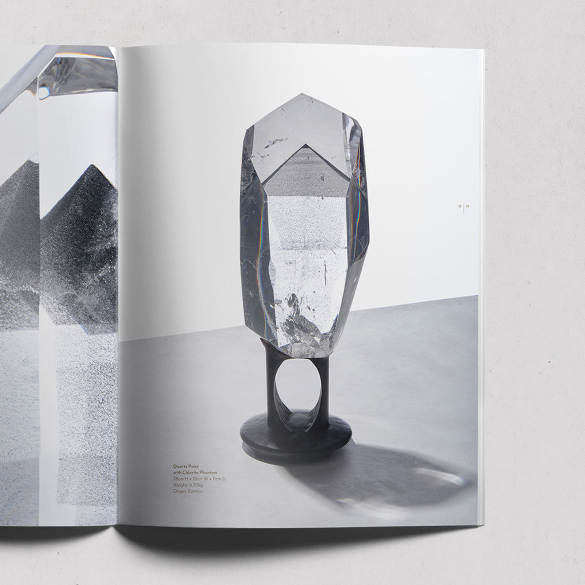 Quartz Point detail page view-Arquivistas book by Tatiana Dorow, Dorow Collection. Published by Art & Anthropology Press. 