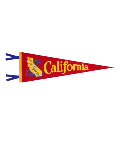 California State Retro Wool Pennant
