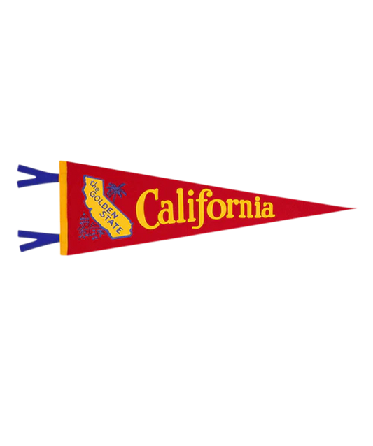 California State Retro Wool Pennant