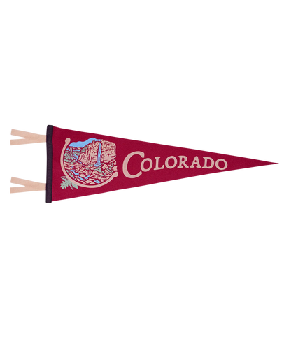 Colorado State Retro Wool Pennant