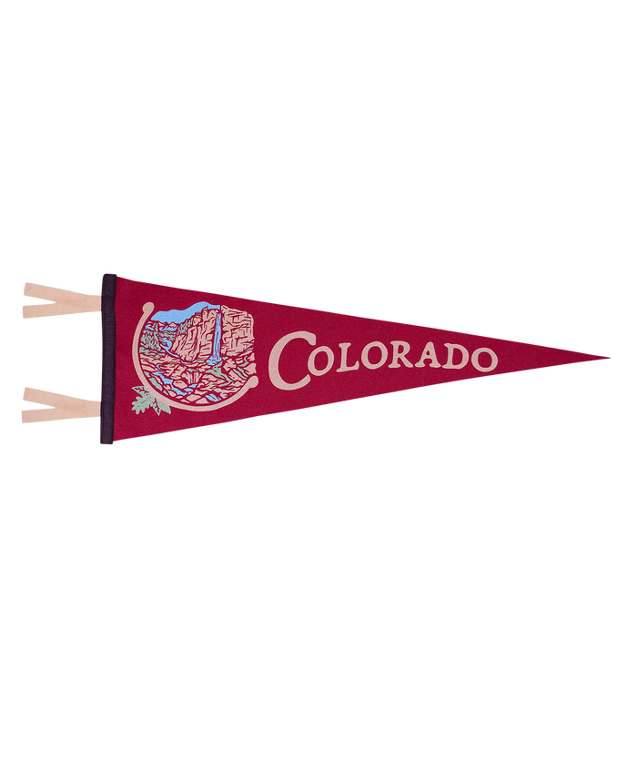 Colorado State Retro Wool Pennant