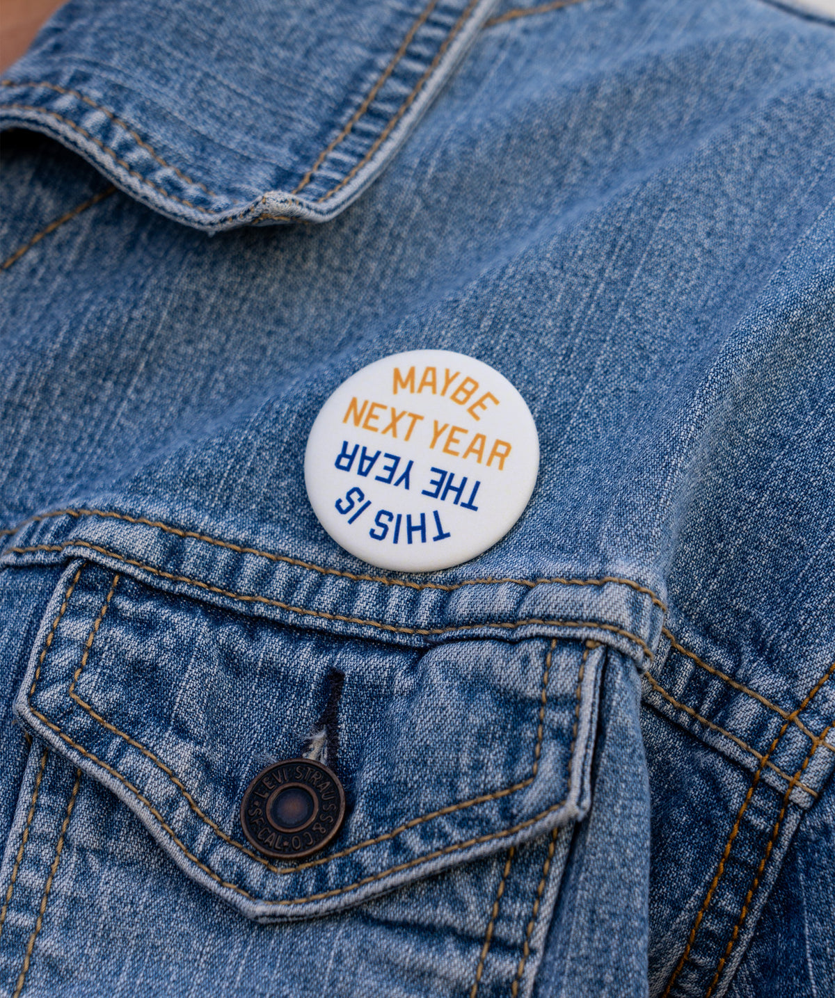 This Is The Year / Maybe Next Year Pin