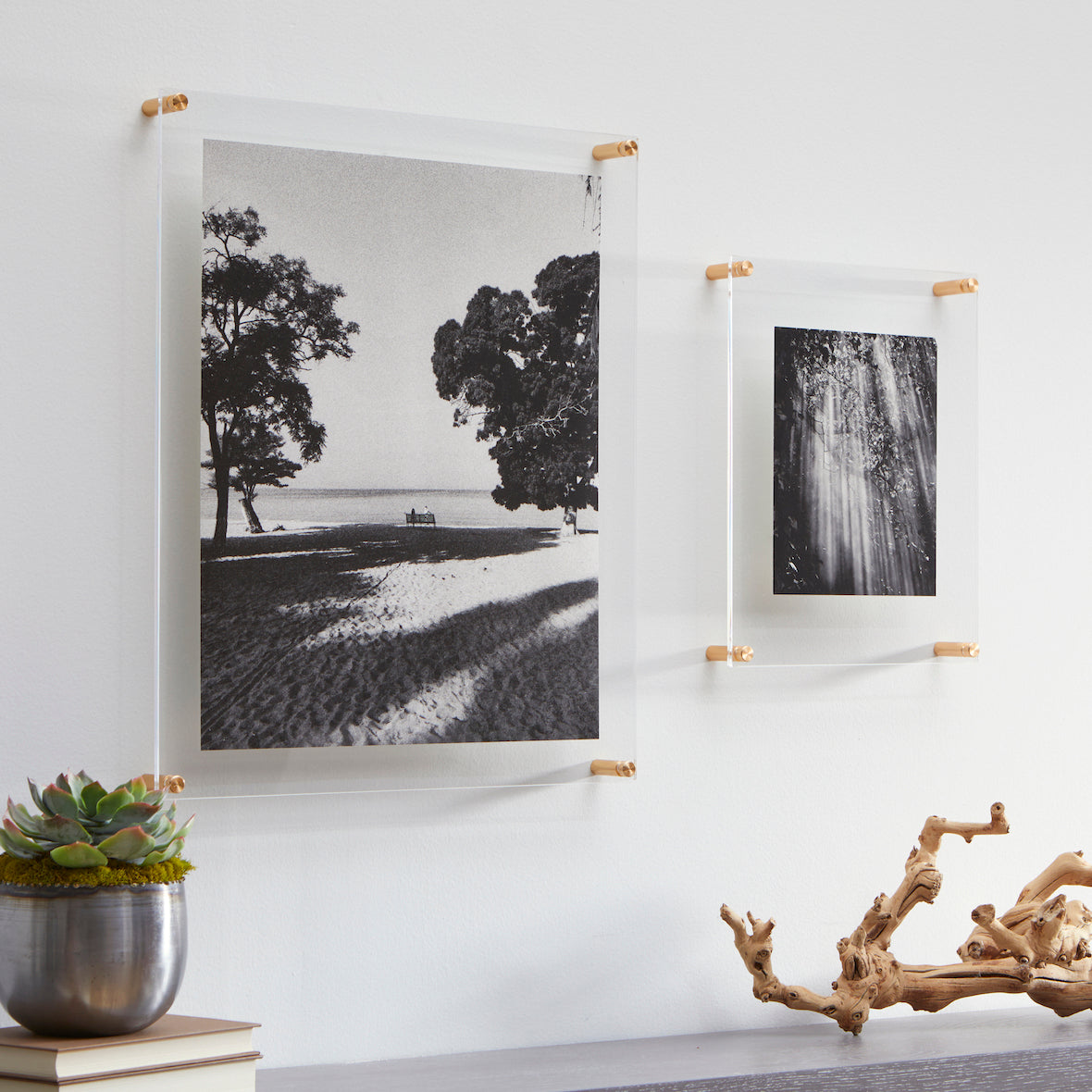 Modern UV-Grade Acrylic Floating Wall Frame