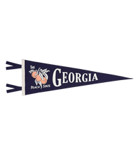 Georgia State Retro Wool Pennant