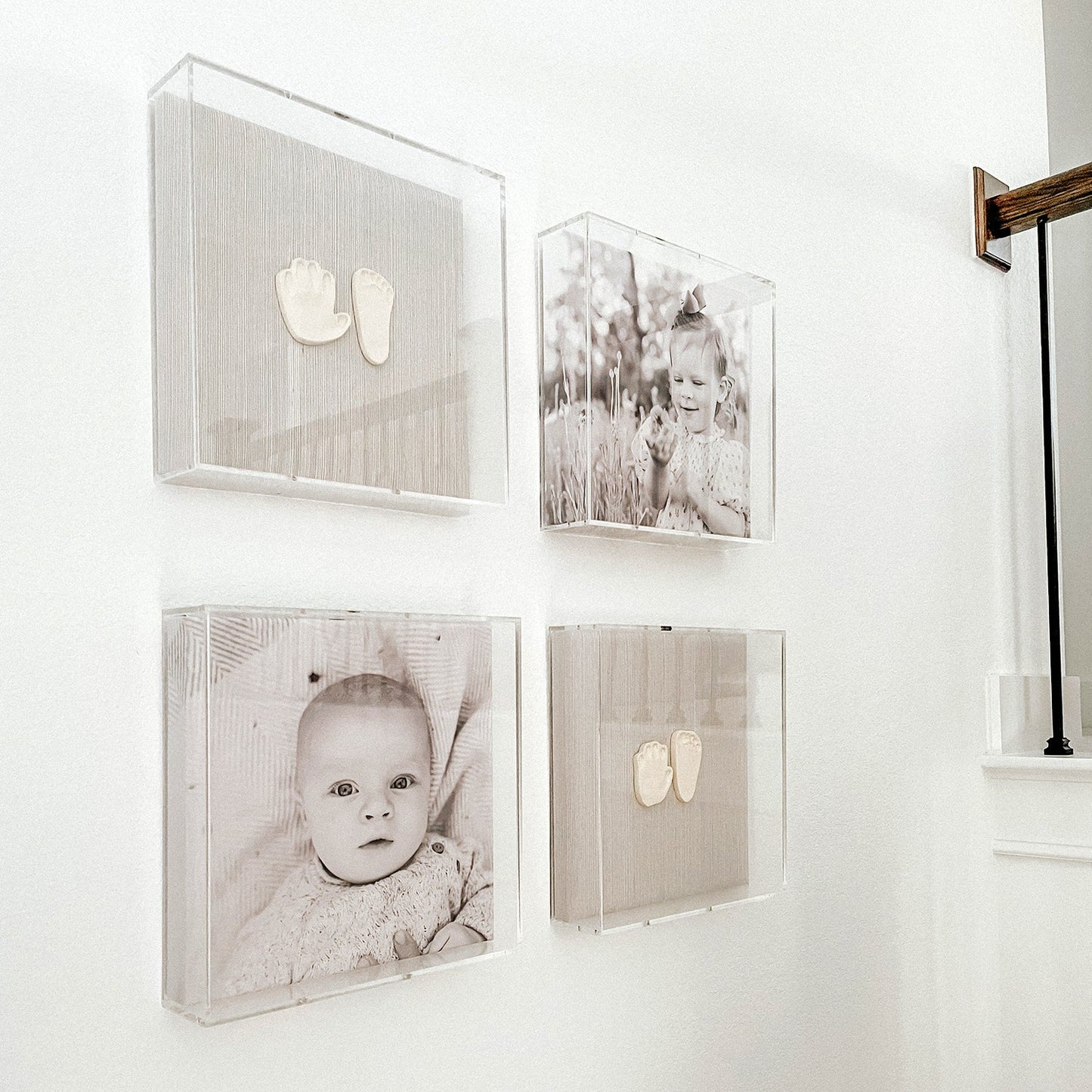Modern UV-Grade Acrylic Shadowbox with Linen Canvas 3" Depth
